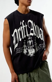 Pacsun Drift Away Cutoff Muscle T-Shirt