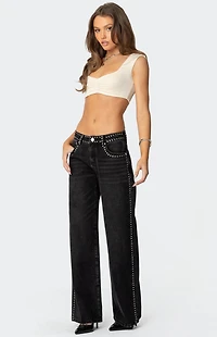 Edikted Summit Ruched Crop Top