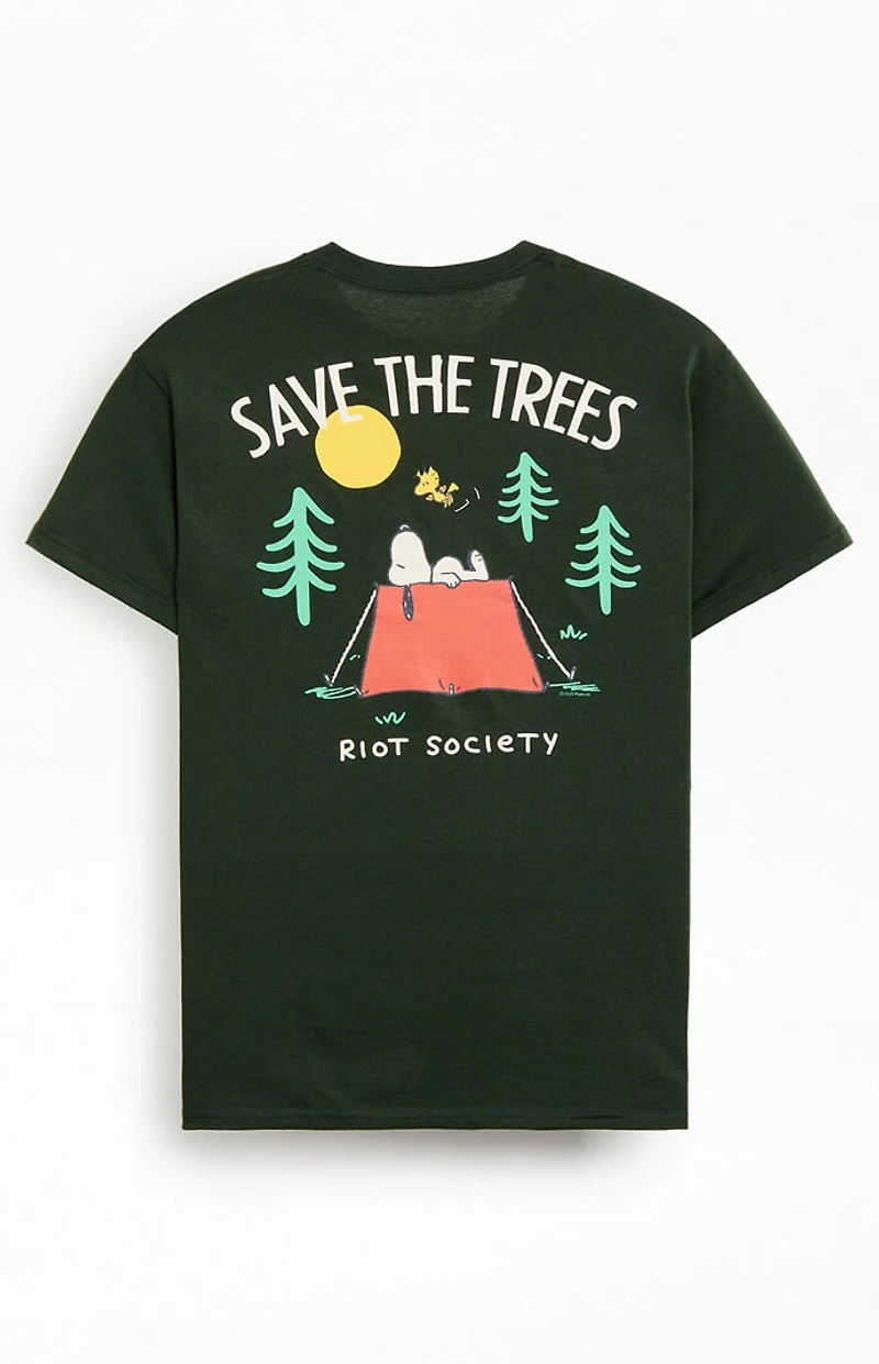 Riot Society Snoopy Save The Trees T-Shirt