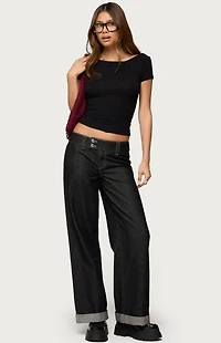 Edikted Becca Boat Neck Top