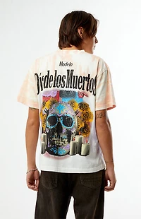 Modelo Altar Tie Dye Dia De Los Muertos T-Shirt