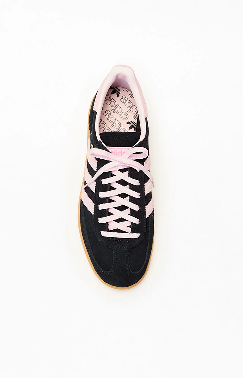 adidas Women's Black & Pink Handball Spezial Sneakers