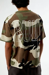 Budweiser By Pacsun Camo Initials T-Shirt