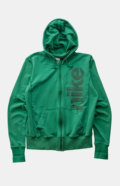 PS VINTAGE 2000s Green Nike Full Zip Hoodie