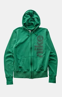 PS VINTAGE 2000s Green Nike Full Zip Hoodie
