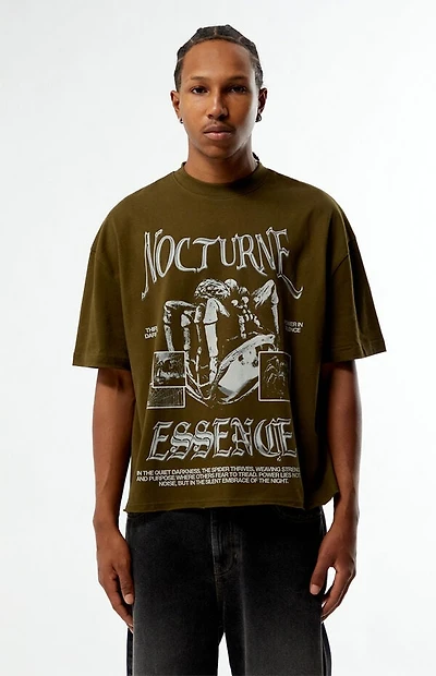 Pacsun Nocturne Essence Cropped Boxy T-Shirt