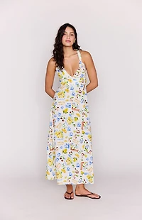 MINKPINK Riviera Cross Back Maxi Dress