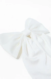 LA Hearts Medium Satin Bow Barrette