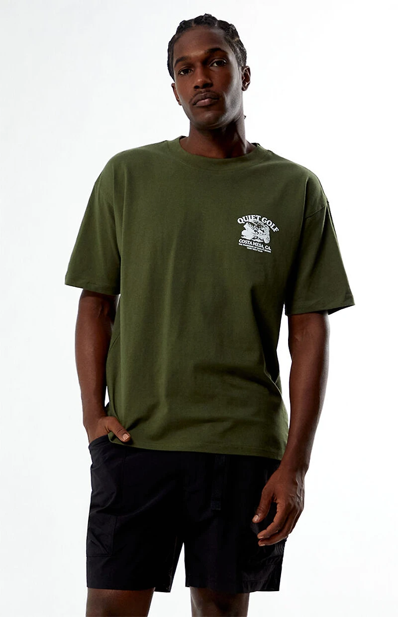 QUIET GOLF Owl Trademark T-Shirt