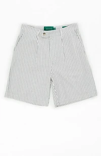 FIELD OF STUDY by Pacsun Striped Linen Baggy Shorts