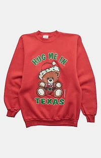 PS VINTAGE '80s Hug Me In Texas Crew Neck Sweatshirt