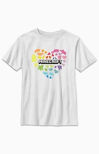 Kids Minecraft Heart T-Shirt