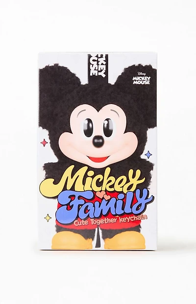 Disney Pop Mart Mickey Family Cute Together Keychain Blind Box