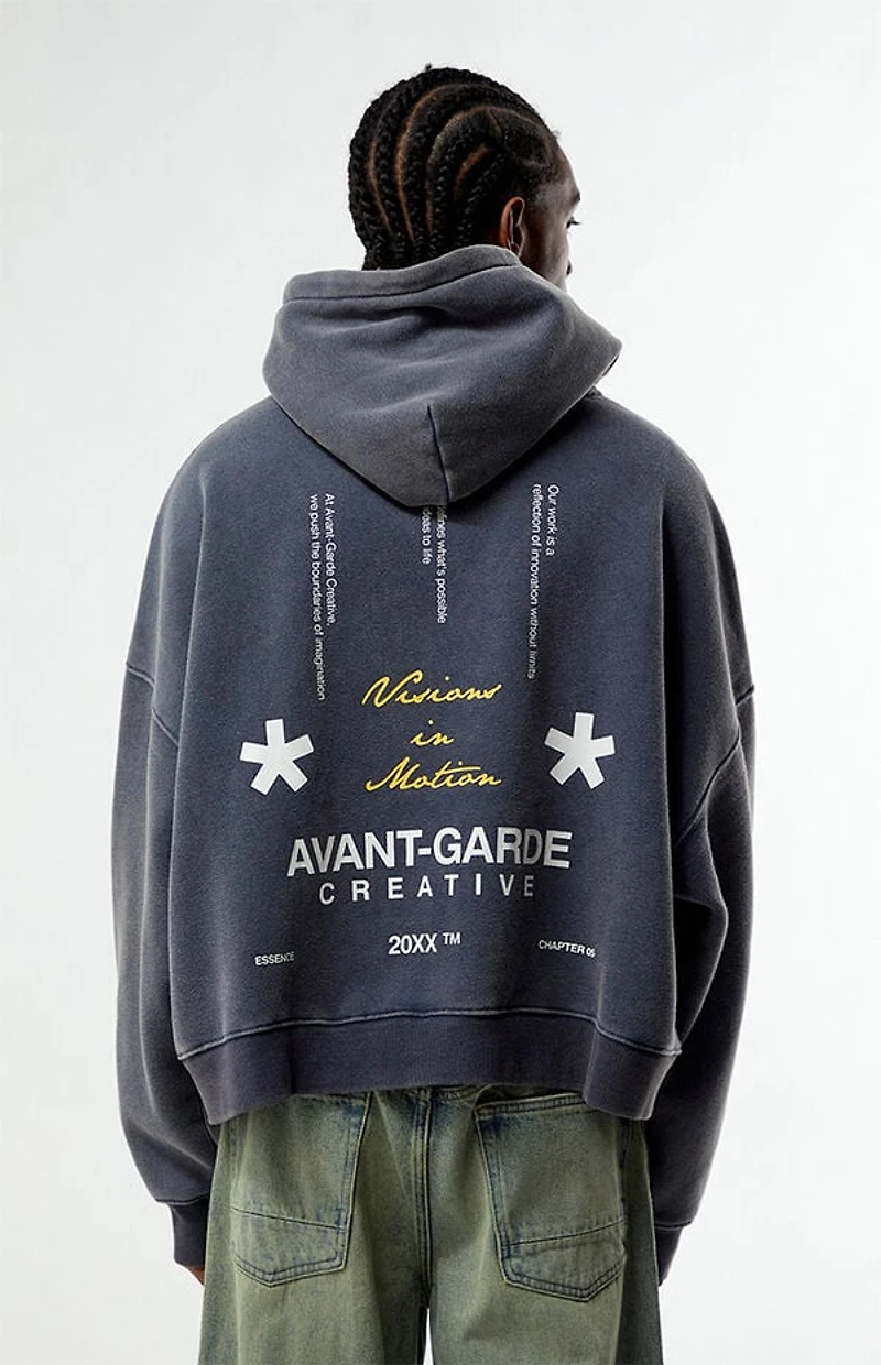 Pacsun Avant Garde Cropped Hoodie