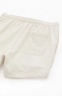 Pacsun Floral Seersucker 4.5" Swim Trunks