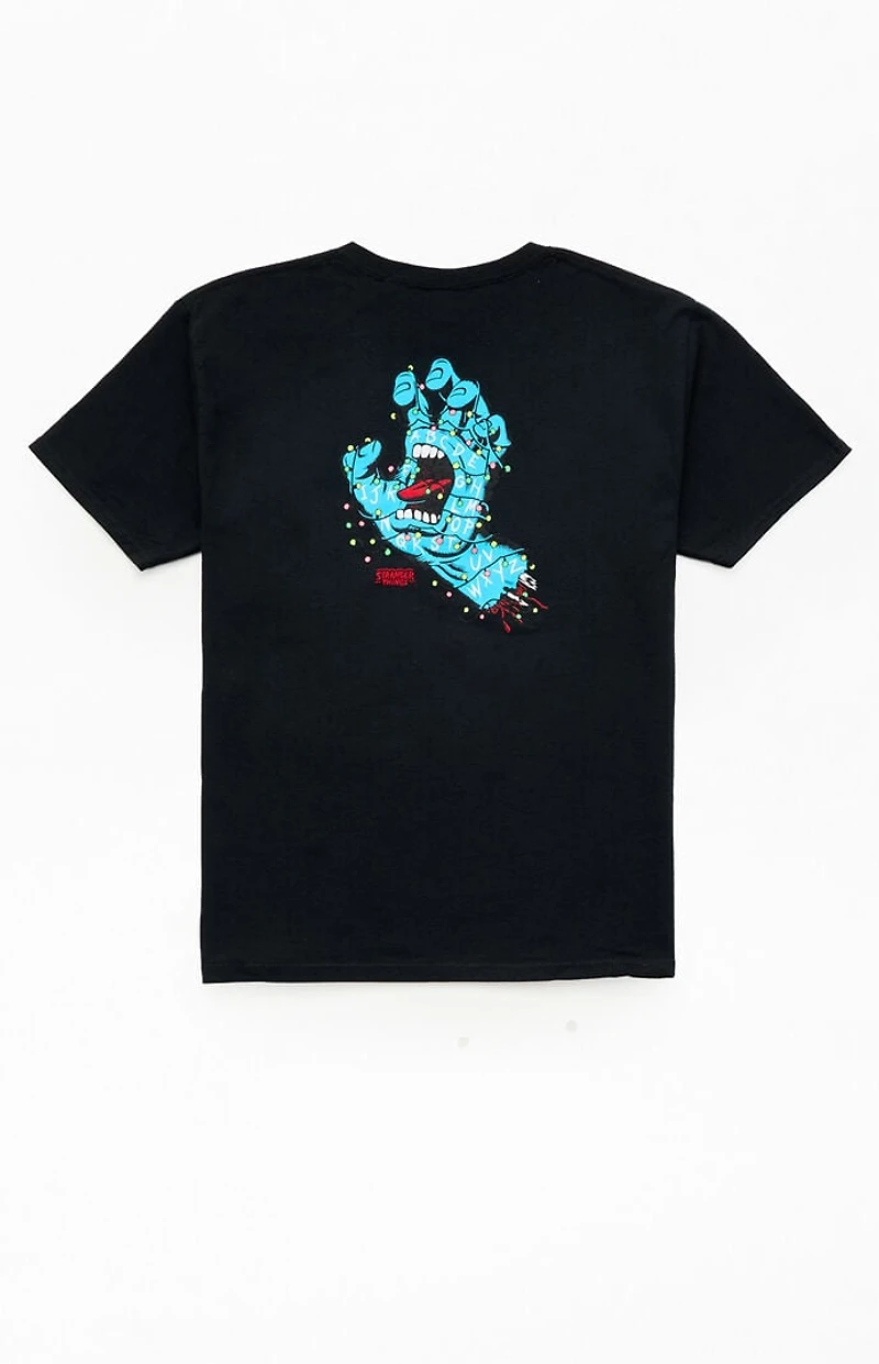 Santa Cruz Kids Stranger Things Screaming Lights T-Shirt