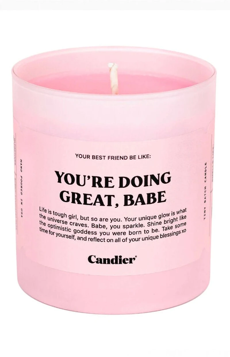 Candier You're Doing Great Candle