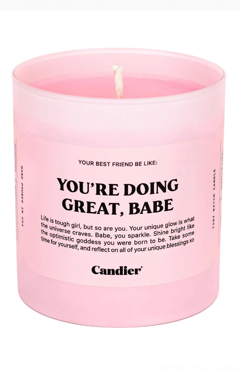 Candier You're Doing Great Candle