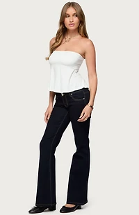 Edikted Beaux Strapless Babydoll Top