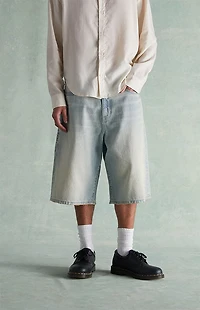 RARE DNM EDIT Light Blue Baggy Denim Shorts