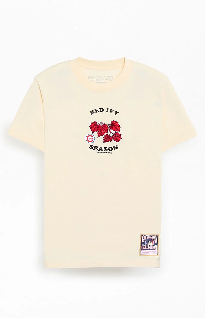Mitchell & Ness Cubs Red Ivy Season T-Shirt