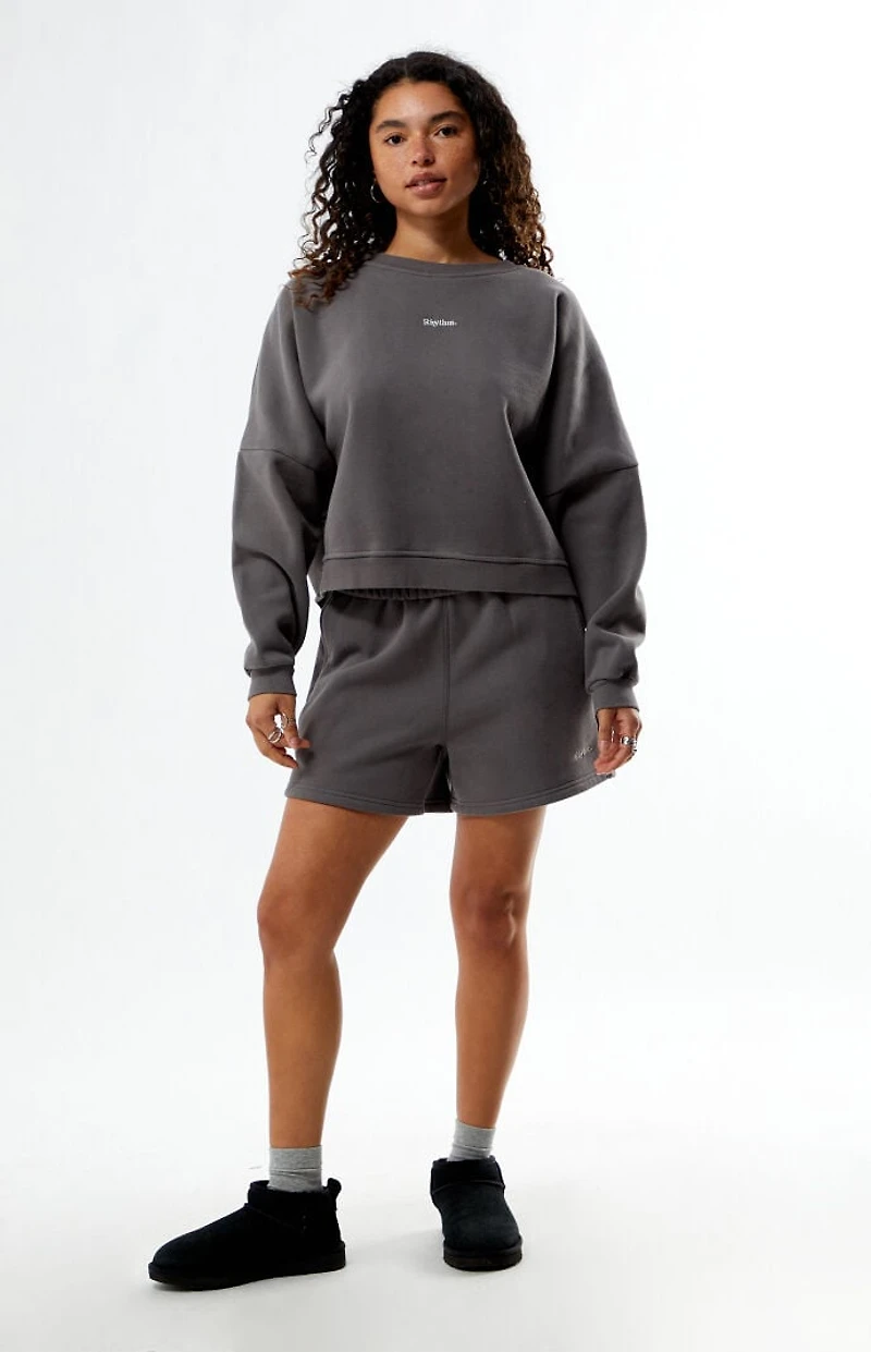 Rhythm Logo Crew Neck Sweatshirt