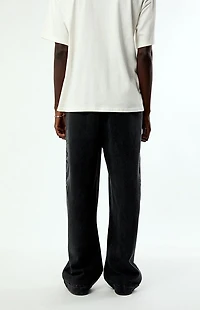Nightlab x Pacsun Washed Black Night Moon Baggy Sweatpants