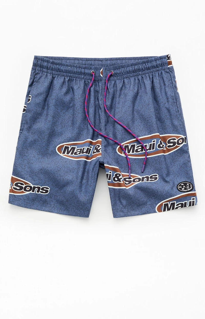 Maui & Sons Flying Disc 6.5" Swim Trunks