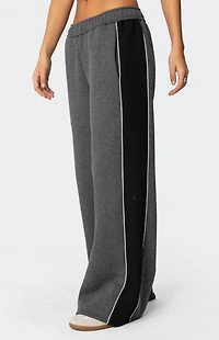 Edikted Contrast Panel Sweatpants