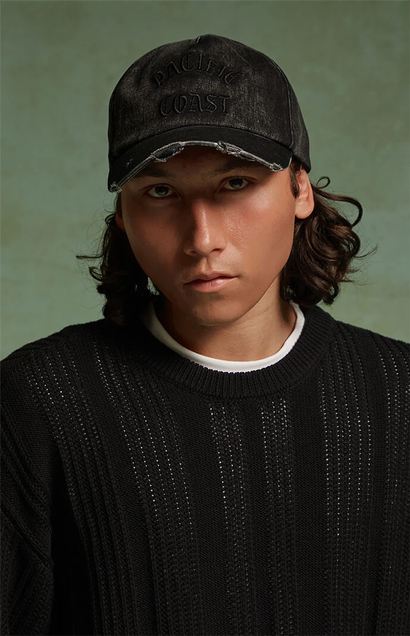 FIELD OF STUDY by Pacsun Ripped Pacific Coast Snapback Hat
