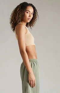 Fear of God ESSENTIALS Women's Gold Heather Sport Tank Top