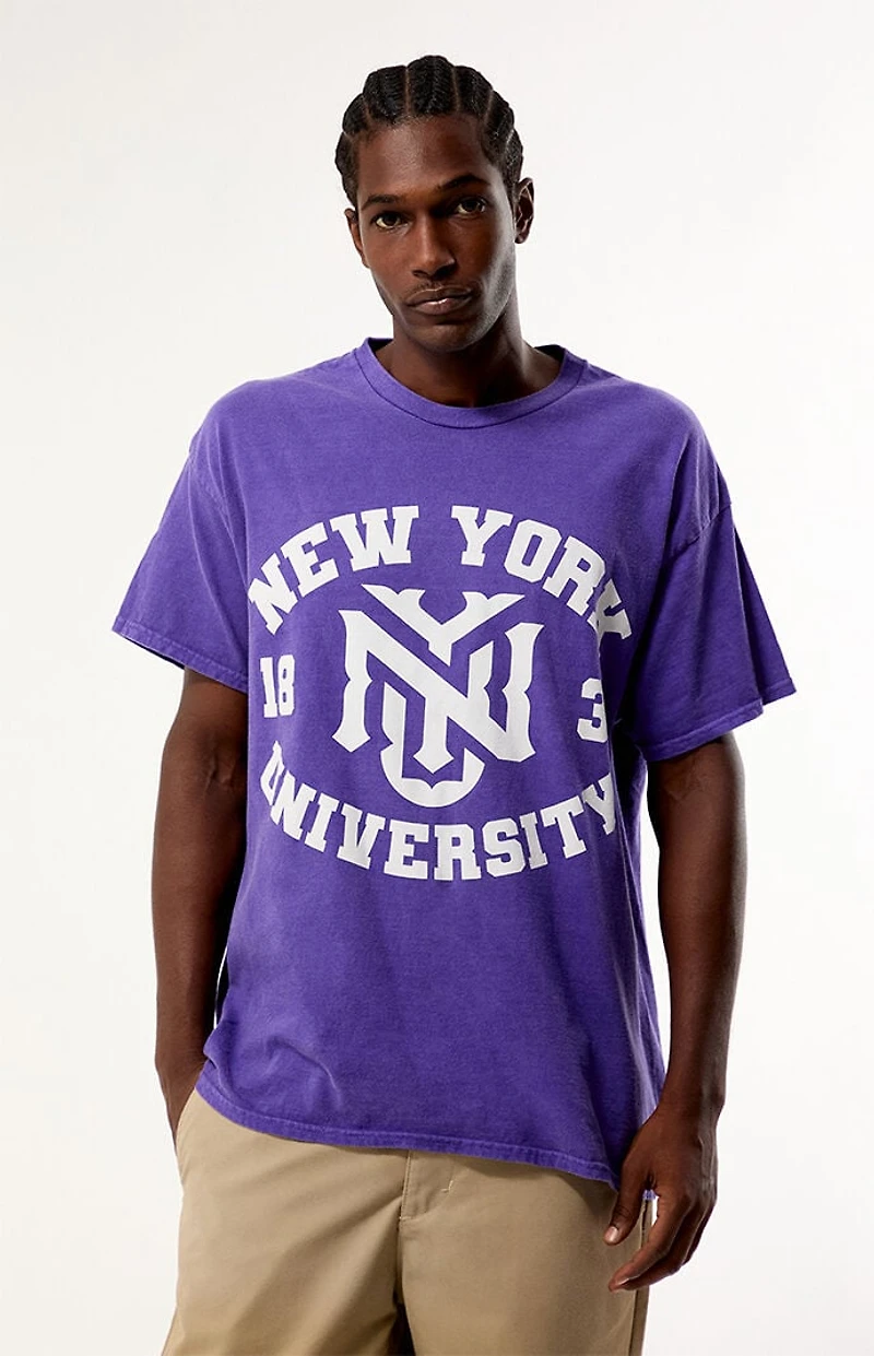 NYU Violets Washed T-Shirt