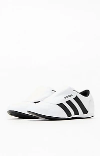 adidas Women's White & Black Tekwen Slip-On Sneakers
