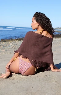 Your Favorite Amber Knit Poncho