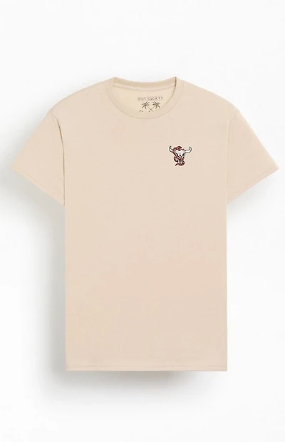Riot Society Snake Skull Embroidered T-Shirt
