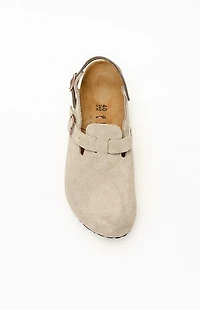 Birkenstock Women's Tokio Suede Leather Clog Taupe