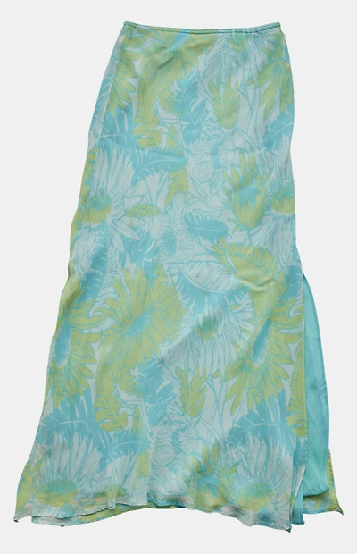 PS VINTAGE 2000s Y2K Floral Maxi Skirt