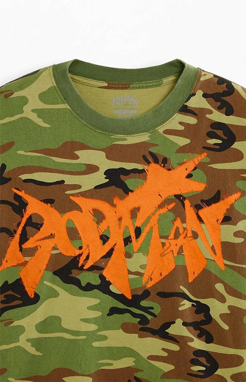 RODMAN BRAND Star Camo Oversized T-Shirt
