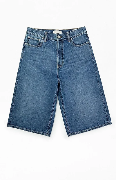 Pacsun Blaine Ultra Baggy Shorts Medium Blue