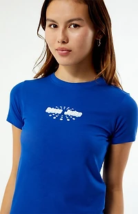 Guess Round Logo Slim T-Shirt