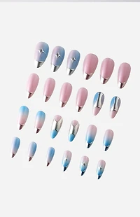 NEVER HAVE I EVER Titanium Jelly Press-On Nails
