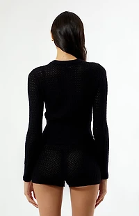 Beverly and Beck Claudette Knit Micro Shorts