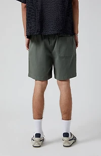 Pacsun Green Volley Shorts