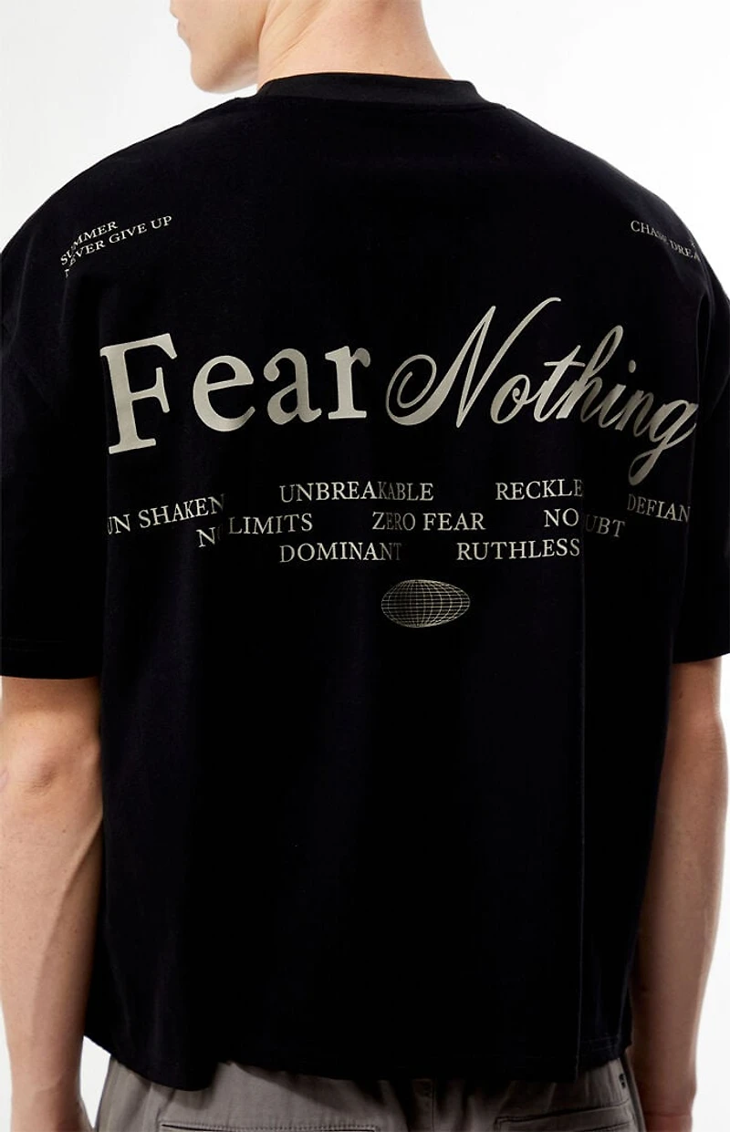 Pacsun Fear Nothing Cropped Boxy T-Shirt