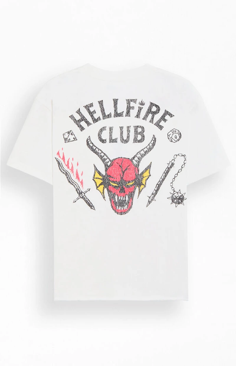 Netflix x Stranger Things Hellfire Club Cropped T-Shirt