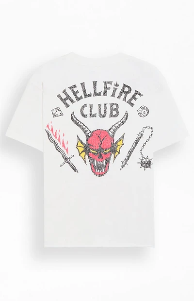 Netflix x Stranger Things Hellfire Club Cropped T-Shirt