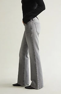 Pacsun Jade Low Rise Bootcut Jeans Light Gray