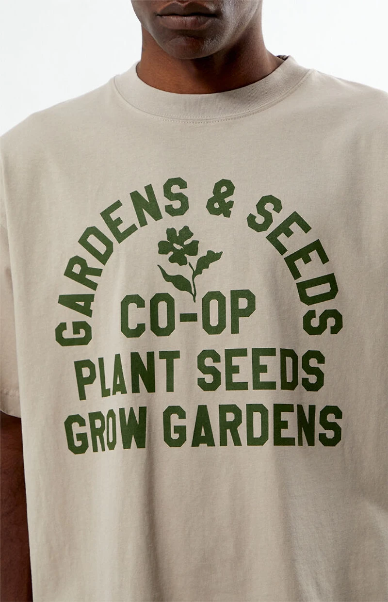 GARDENS & SEEDS Co-Op Statement T-Shirt