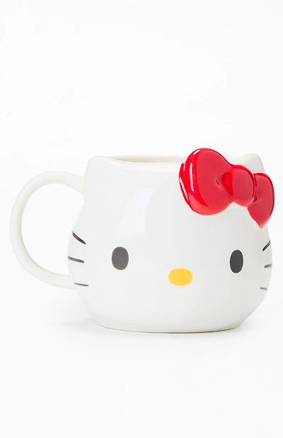 Hello Kitty Face Sculpted Mug