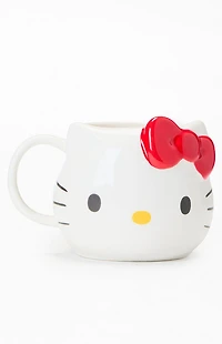 Hello Kitty Face Sculpted Mug